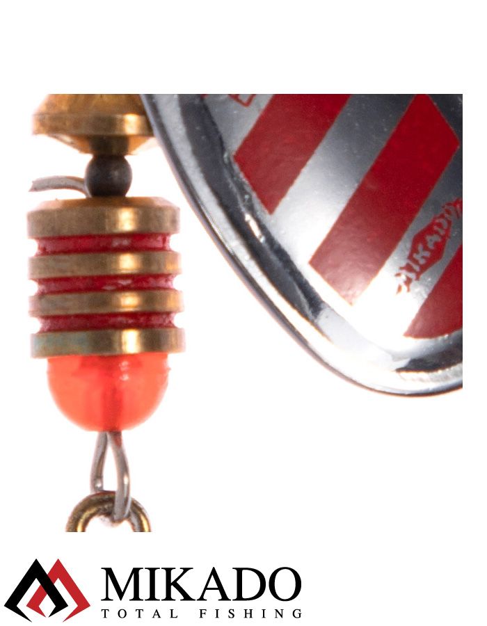 Блесна вращающаяся Mikado BLASTER №2, 4.3 г., серебро 22, длина лепестка 25 мм.