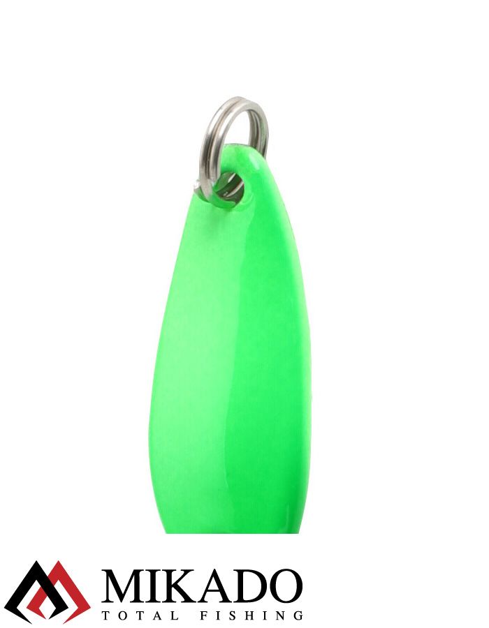Блесна колеблющаяся Mikado MINI 2.5 г., 2.4 см., зеленый-серебро