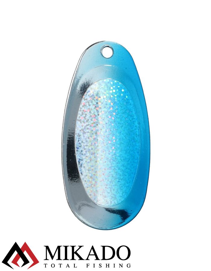 Блесна вращающаяся с кисточкой Mikado BLASTER № 3, 6 г., серебро/00H