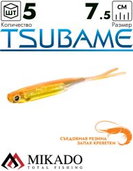 Приманка слаг Mikado TSUBAME 7.5 см., 2 г., 518 (5 шт.)