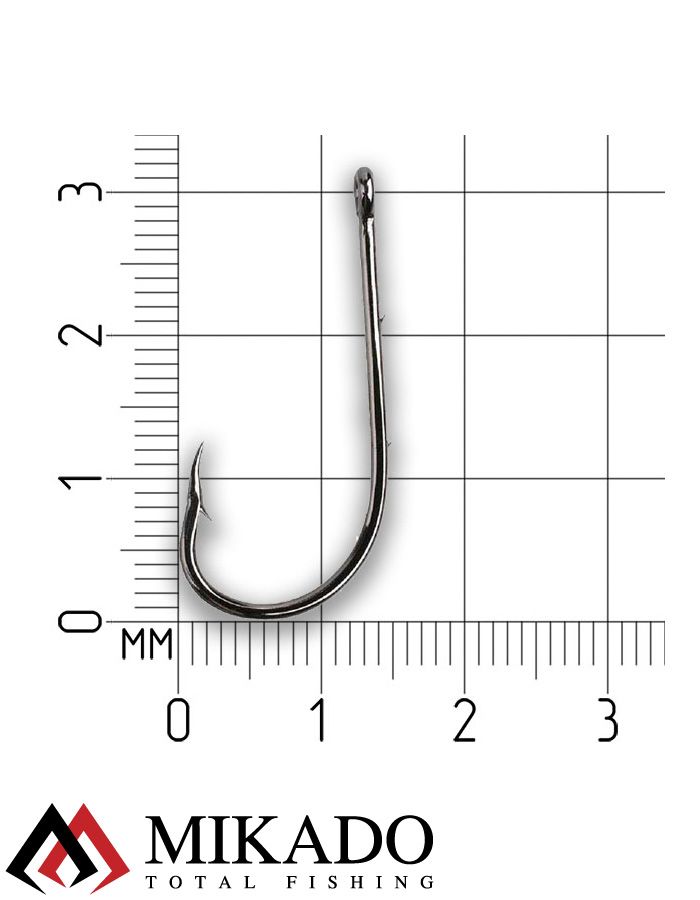 Крючки Mikado SENSUAL - BAITHOLDER №  1 BN (с ушком) ( 10 шт.)