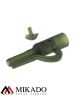 Клипса для карповых грузил Mikado пластик (тёмно-зелёный) AMC-11523-07  ( 6 шт.)
