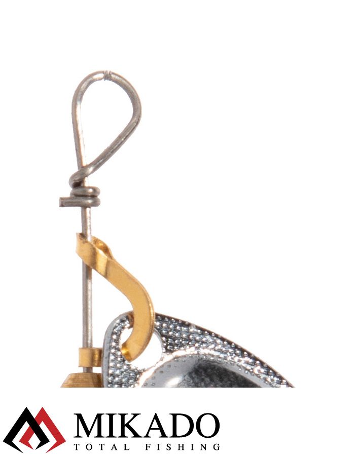 Блесна вращающаяся Mikado FOCUS №5, 12.1 г., серебро 10, длина лепестка 48 мм.