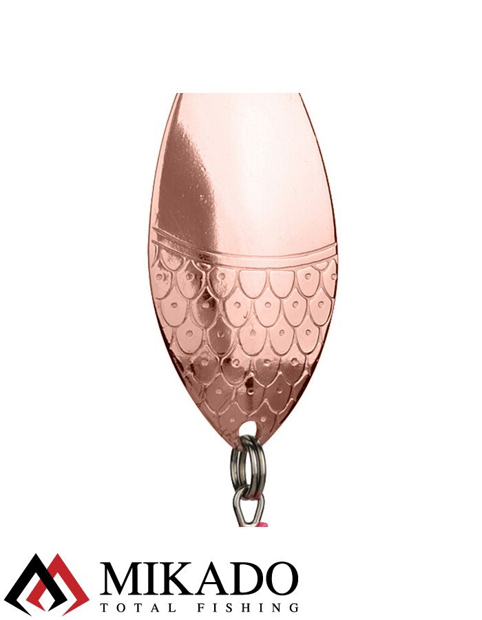 Блесна колеблющаяся Mikado ROACH №1, 8 г., 4.2 см., медь