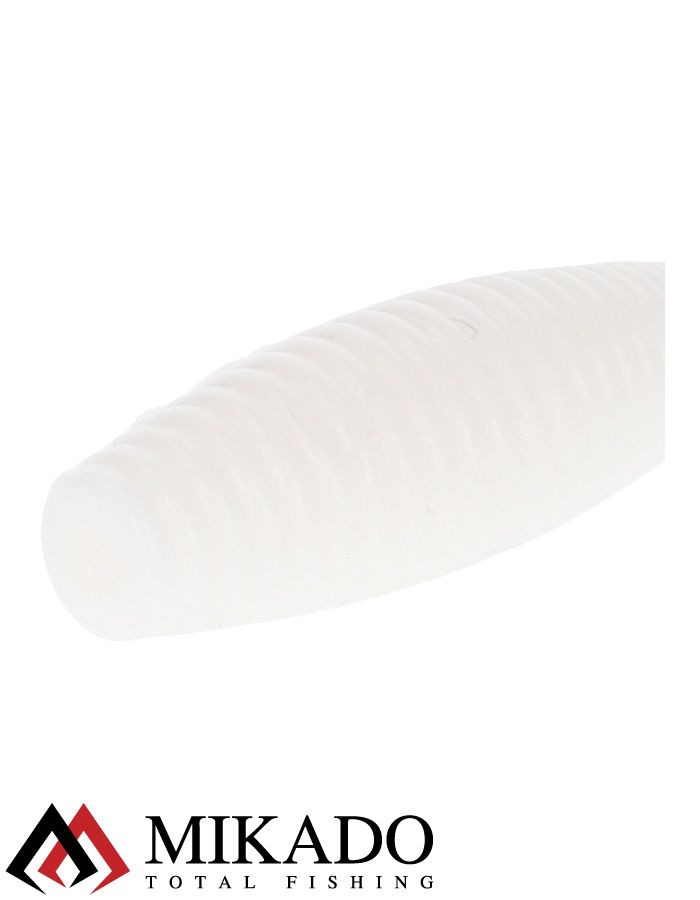 Твистер Mikado TWISTER 38 мм., 0.7 г., WHITE (10 шт.)