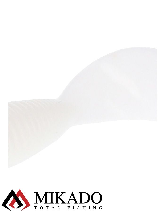 Твистер Mikado TWISTER 38 мм., 0.7 г., WHITE (10 шт.)