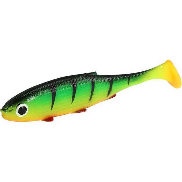 Виброхвост Mikado REAL FISH 10 см. FIRETIGER (4 шт.)