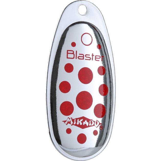 Блесна вращающаяся с кисточкой Mikado BLASTER № 3, 6 г., серебро/10