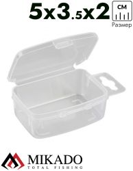 Коробочка рыболовная Mikado (5 x3,5 x 2 см.), UABM-048