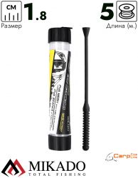 ПВА сетка Mikado с тубой и поршнем 18 мм., 5 м. средняя скорость растворения