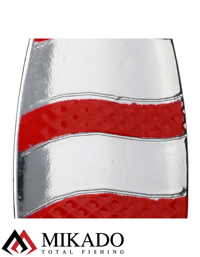 Блесна вращающаяся Mikado DRONE №3, 13.8 г., серебро RB, длина лепестка 47 мм.