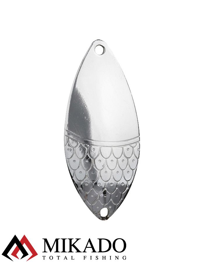 Блесна колеблющаяся Mikado ROACH №1, 8 г., 4.2 см., серебро
