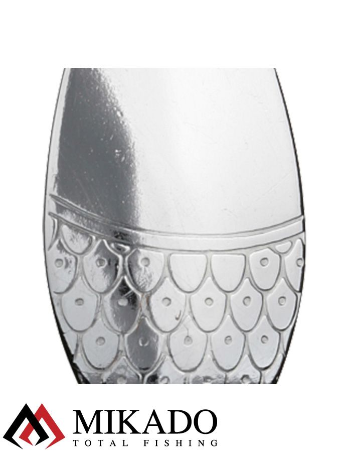 Блесна колеблющаяся Mikado ROACH №1, 8 г., 4.2 см., серебро