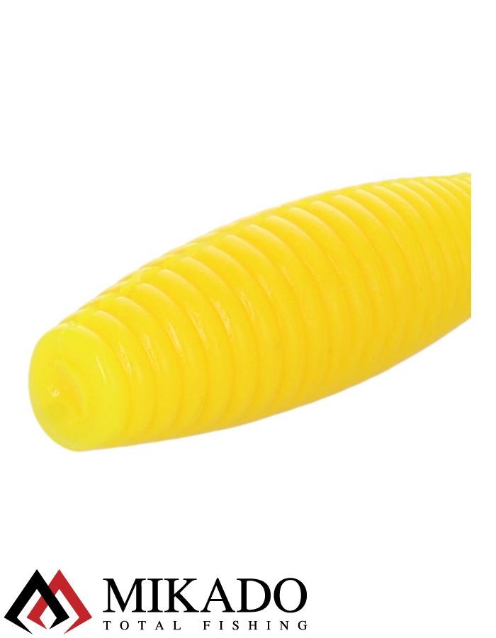 Твистер Mikado TWISTER 38 мм., 0.7 г., YELLOW (10 шт.)