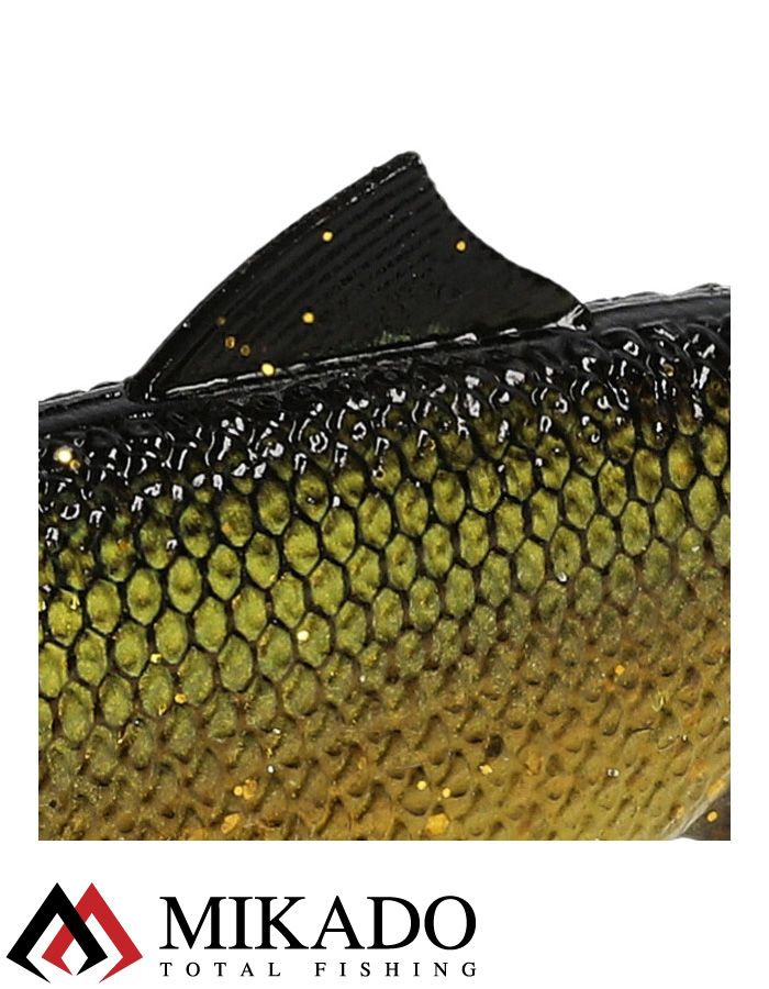 Виброхвост Mikado MFT ROACH 12см., 25гр., линь (4шт.)