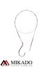 Поводок стальной Mikado X-Plode с крючком 30 см., 10 кг. ( 2 шт.), ZG11-028