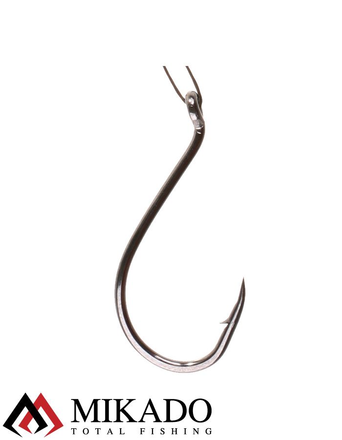 Поводок стальной Mikado X-Plode с крючком 30 см., 10 кг. ( 2 шт.), ZG11-028