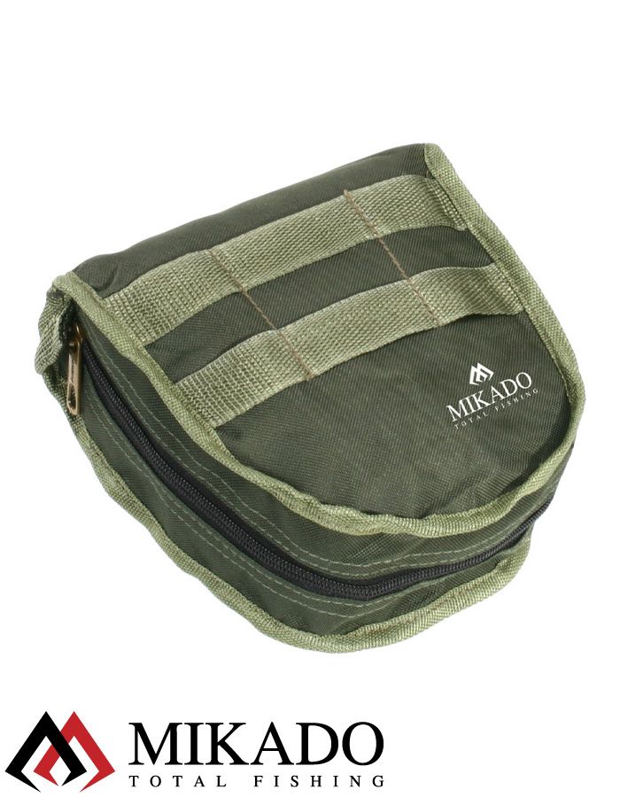 Сумка для рыболовных катушек Mikado R001G (20 х 20 х 8см.) зелёная