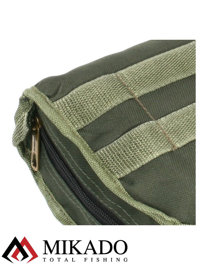 Сумка для рыболовных катушек Mikado R001G (20 х 20 х 8см.) зелёная