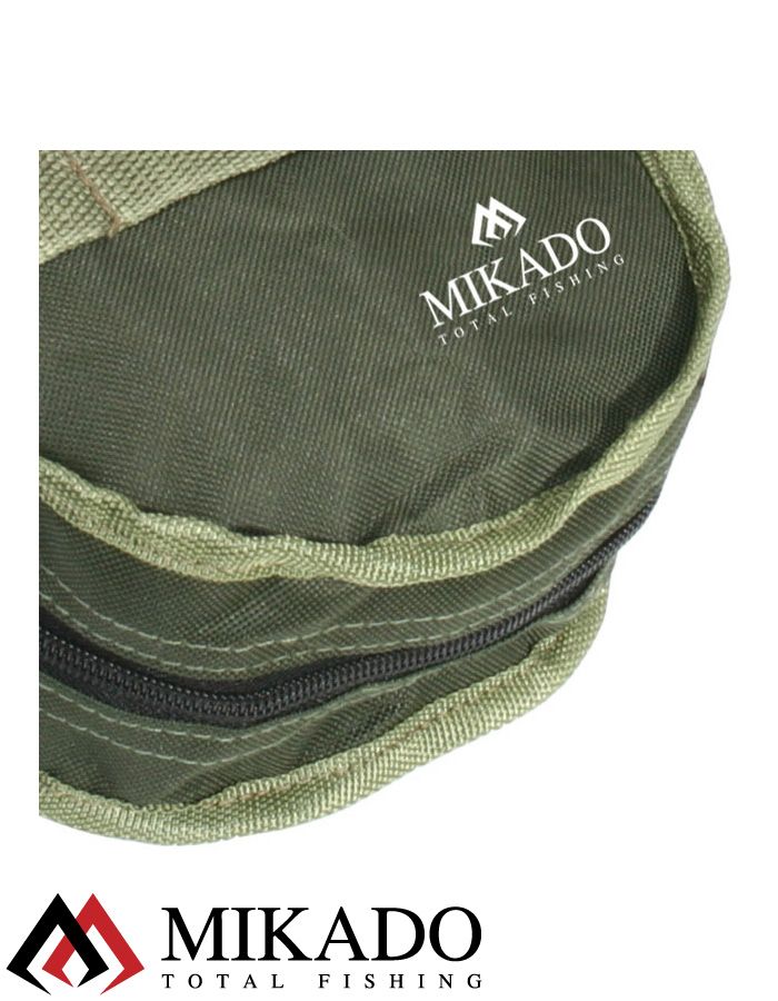 Сумка для рыболовных катушек Mikado R001G (20 х 20 х 8см.) зелёная