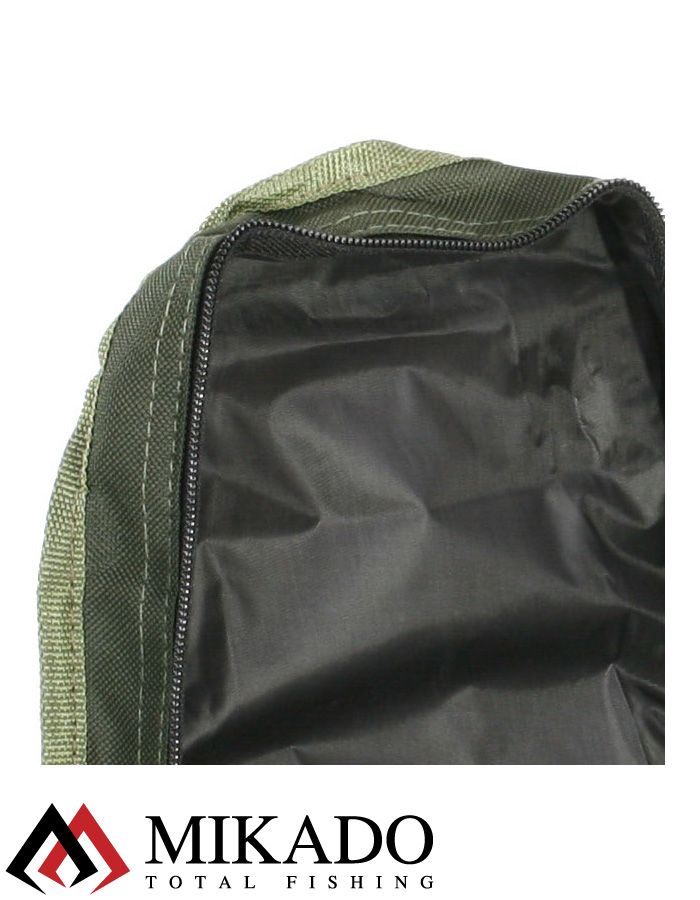 Сумка для рыболовных катушек Mikado R001G (20 х 20 х 8см.) зелёная