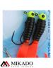 Морская оснастка Mikado PILK TWIST JIGHEAD RIG 5.5 см, 3 г. (2шт.) BLACK/RED