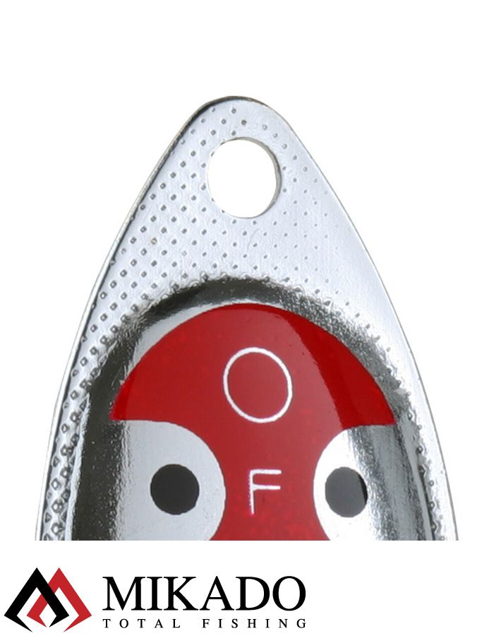 Блесна вращающаяся Mikado FOCUS №5, 12.1 г., серебро 20, длина лепестка 48 мм.