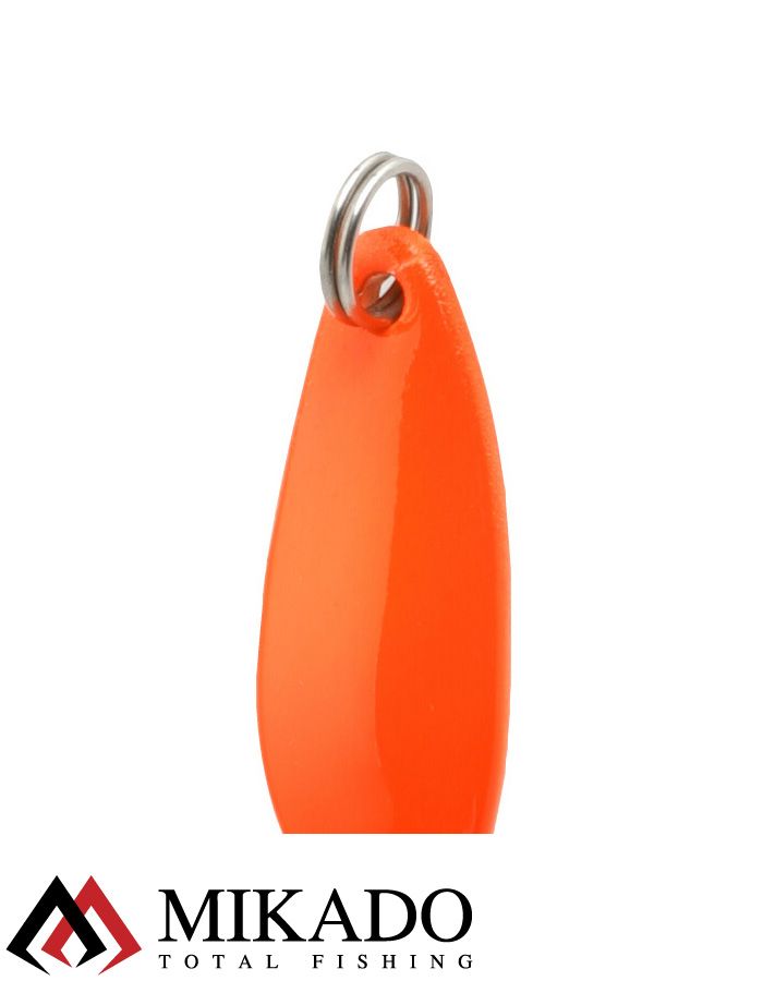 Блесна колеблющаяся Mikado MINI 2.5 г., 2.4 см., оранжевый-серебро
