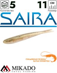 Приманка слаг Mikado SAIRA 11 см., 9.5 г., 345 (5 шт.)