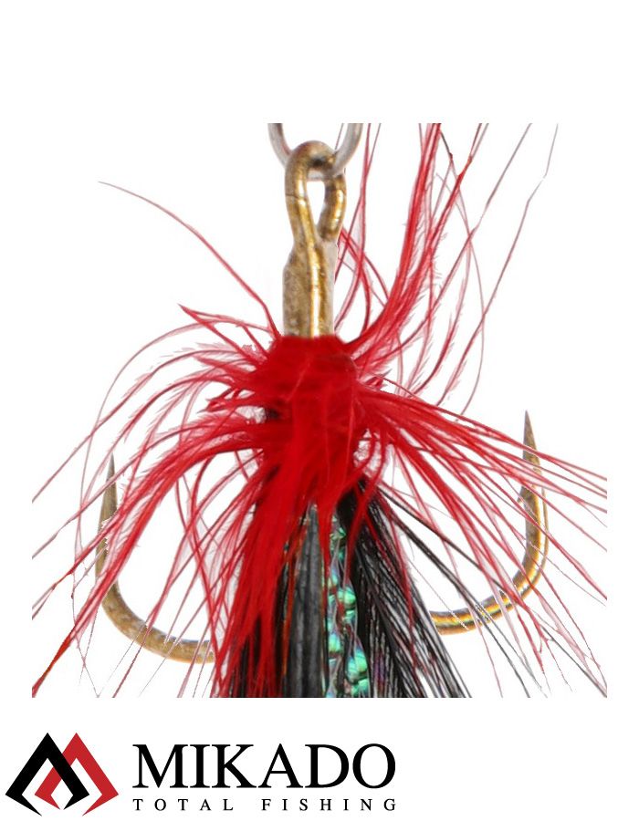 Блесна вращающаяся с кисточкой Mikado BLASTER № 3, 6 г., серебро/21