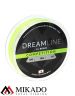 Плетеный шнур Mikado DREAMLINE Competition 0.10 fluo green (10 м) - 8.73 кг.