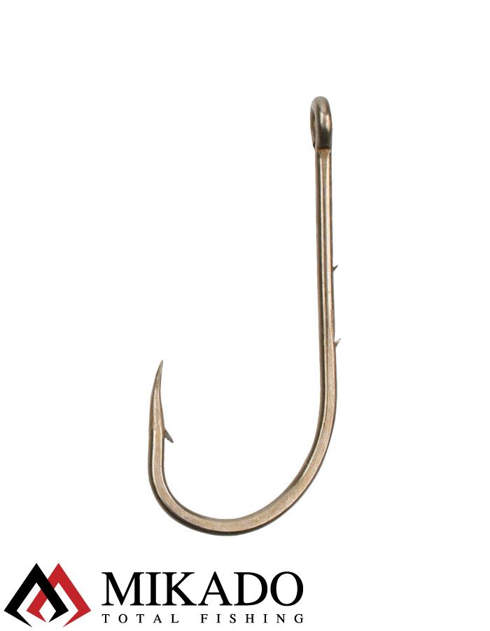 Крючки Mikado SENSUAL - BAITHOLDER №  2 BROWN (с ушком) ( 10 шт.)