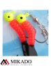 Морская оснастка Mikado PILK TWIST JIGHEAD RIG 5.5 см, 6 г. (2шт.) RED/BLACK