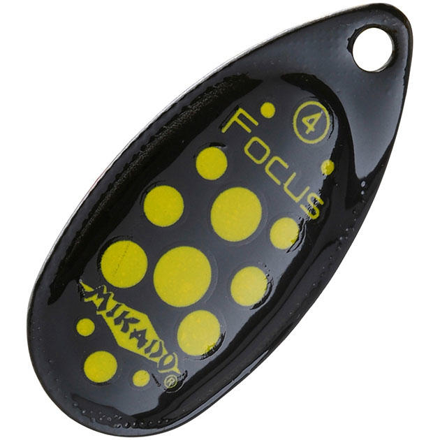Блесна вращающаяся Mikado FOCUS №5, 12.1 г., серебро 21, длина лепестка 48 мм.