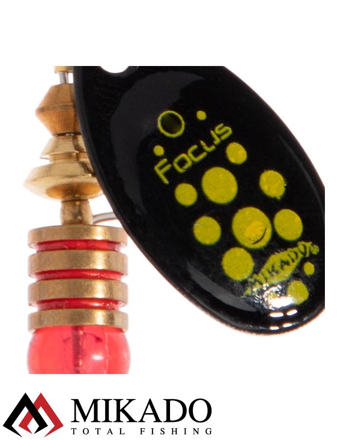 Блесна вращающаяся Mikado FOCUS №5, 12.1 г., серебро 21, длина лепестка 48 мм.