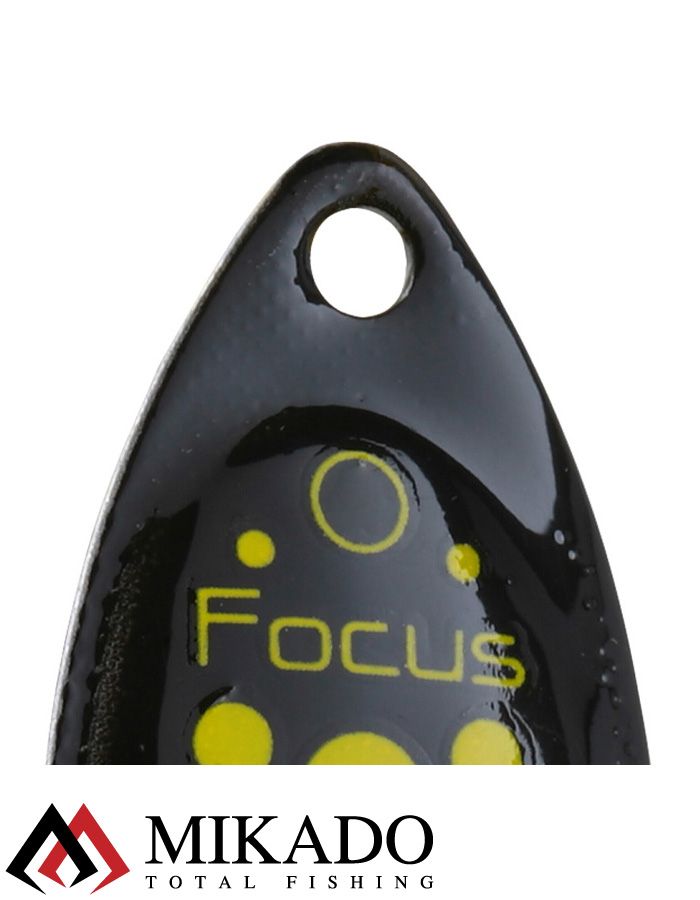 Блесна вращающаяся Mikado FOCUS №5, 12.1 г., серебро 21, длина лепестка 48 мм.