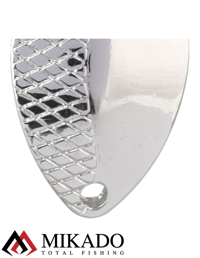 Блесна колеблющаяся Mikado DANCER №4, 23 г., 8.5 см., состаренное серебро