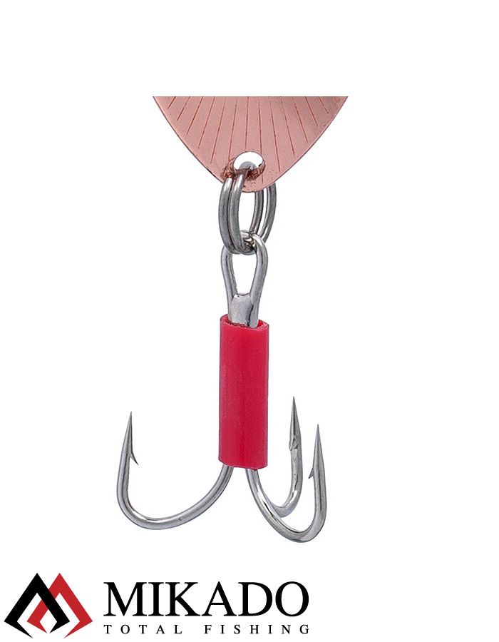 Блесна колеблющаяся Mikado GOLDEN EYES №2, 19 г., 6.7 см., медь