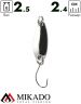 Блесна колеблющаяся Mikado MINI 2.5 г., 2.4 см., серебро-серебро