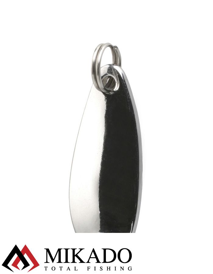 Блесна колеблющаяся Mikado MINI 2.5 г., 2.4 см., серебро-серебро