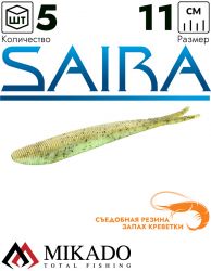Приманка слаг Mikado SAIRA 11 см., 9.5 г., 346 (5 шт.)