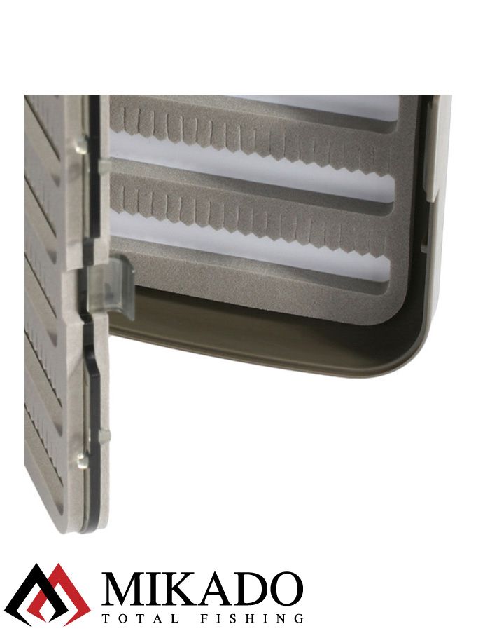Коробка для мормышек и мушек Mikado UAM-035A-GY серая