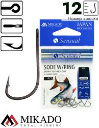 Крючки Mikado SENSUAL - SODE W/RING № 12 BN (с ушком) ( 10 шт.)
