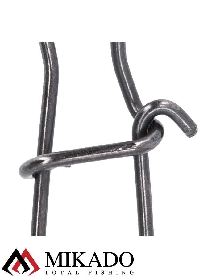 Застежка с вертлюжком Mikado Fastlock № 22.  тест 6 кг. (12 шт.)