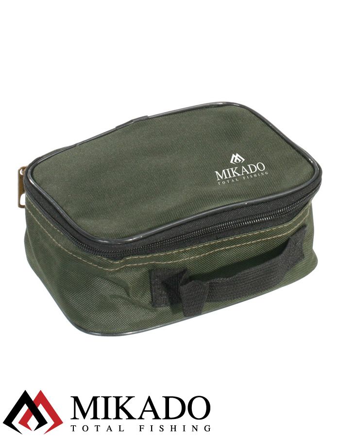 Сумка для рыболовных катушек Mikado R002G (20 х 13.5 х 9см.) зелёная