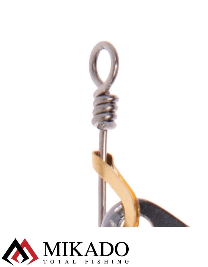 Блесна вращающаяся Mikado STREAM №4, 14 г., серебро 10, длина лепестка 60 мм.