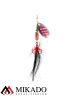 Блесна вращающаяся с кисточкой Mikado BLASTER № 3, 6 г., серебро/22H