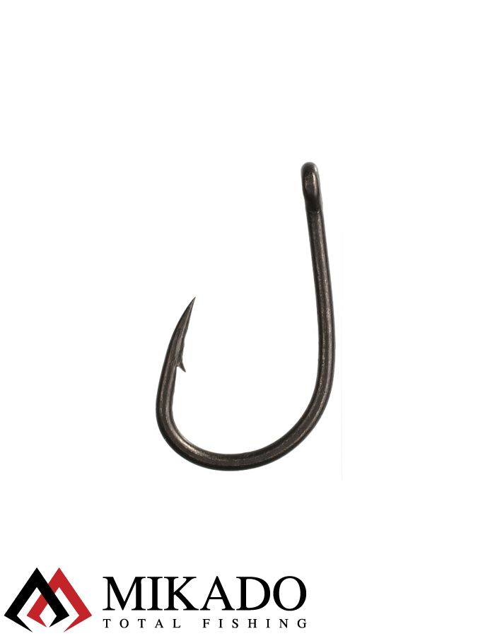 Крючки Mikado Carp Fine Line с тефлоновым покрытием - 3300 № 1 (с ушком) ( 10 шт.)