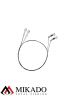 Поводок вольфрамовый Mikado Lithanium с вертлюжком и застёжкой HS 45 см. 10кг. ( 2 шт.)
