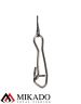 Поводок вольфрамовый Mikado Lithanium с вертлюжком и застёжкой HS 45 см. 10кг. ( 2 шт.)
